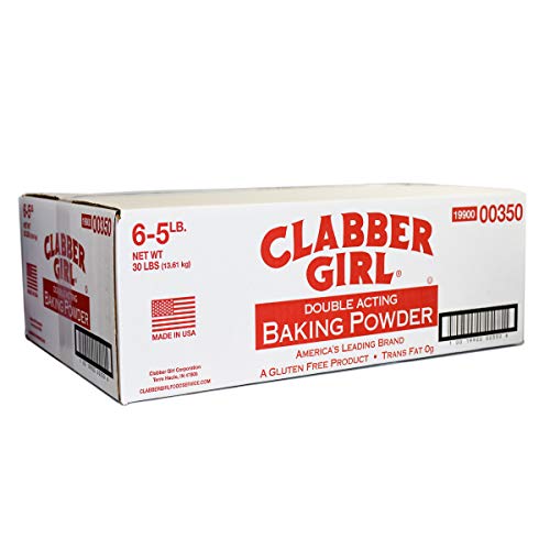 Clabber Girl Baking Powder 5 Pounds 6 Pack 6