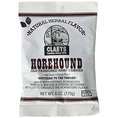 Claeys Horehound Hard Candy 6 Oz - 2 Bags