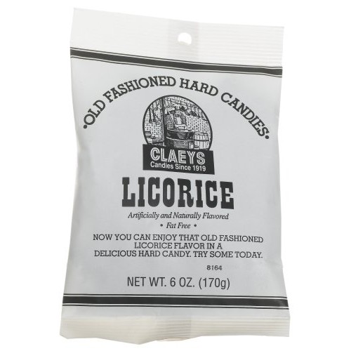 Claeys, Old Fashioned Hard Candy Licorice, 6 Oz
