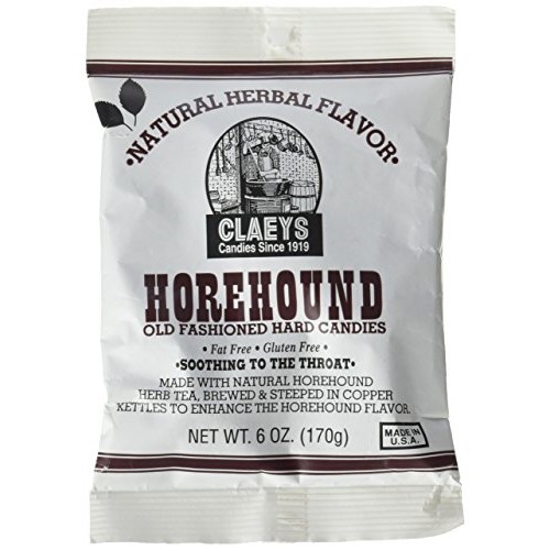 Claeys Horehound Hard Candy, 6 Oz Pack Of 3
