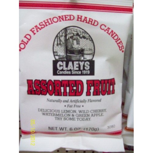 Assorted Fruit Hard Candy 6Oz Candy By Claeys Candy