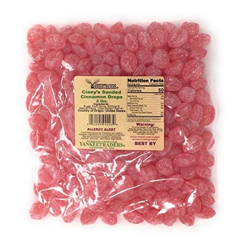 Claeys Sanded Candy Drops, Cinnamon, 2 Pound