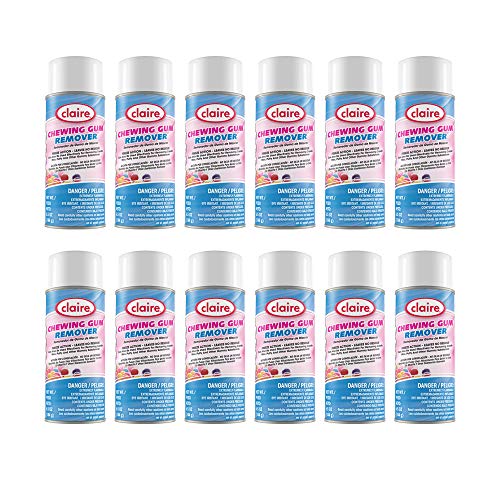 Claire CL813-12pk Chewing Gum Remover; 6.5 Oz. Net Wt,12 Count