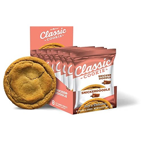 Classic Cookie Soft Baked Snickerdoodle Cookies, 2 Boxes, 16 Ind...