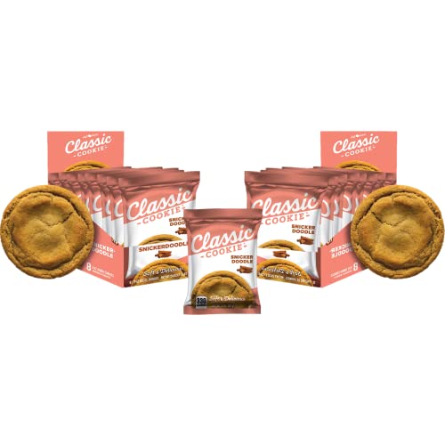 Classic Cookie Soft Baked Snickerdoodle Cookies, 2 Boxes, 16 Ind...