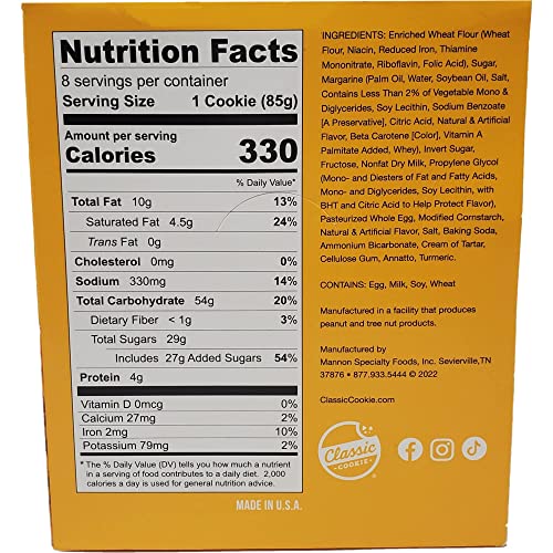 Classic Cookie Soft Baked Sugar Cookies, 2 Boxes, 16 Individuall...