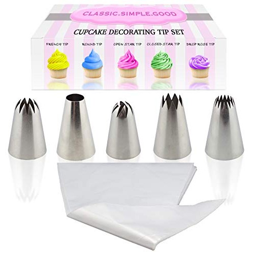 Classic.Simple.Good. Cupcake/Cake Decorating Kit, Easy Cake Deco