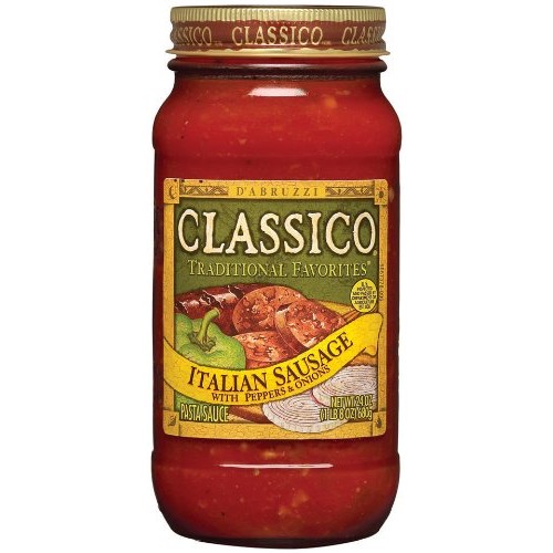 Classico Italian Sausage Pasta Sauce 24Oz 3Pack