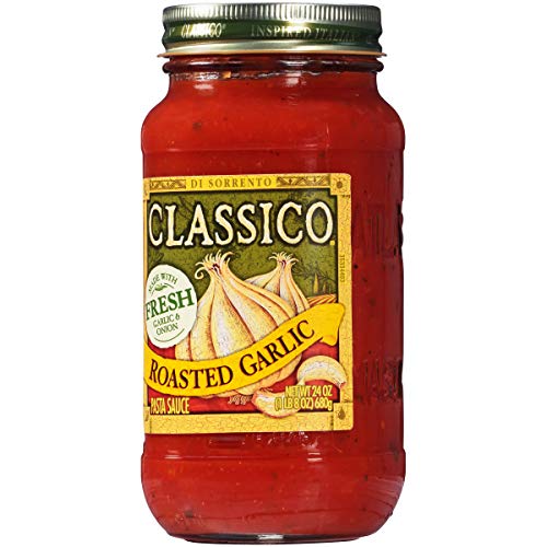 Classico Roasted Garlic Pasta Sauce, 24 Oz Jar