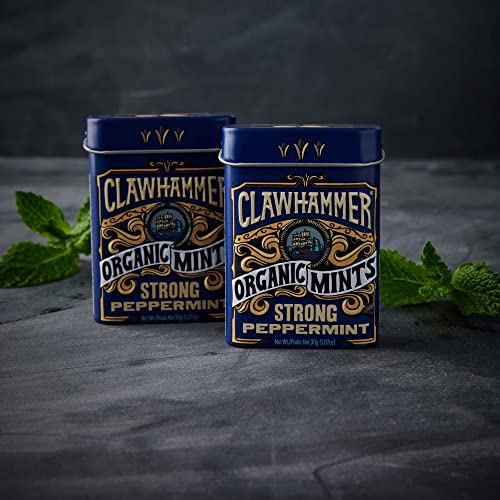 Clawhammer Organic Mints - Naturally Flavored Breath Mints - Int...