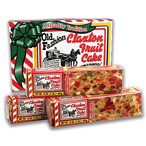 Claxton Old Fashioned Fruit Cake, 3 Pounds