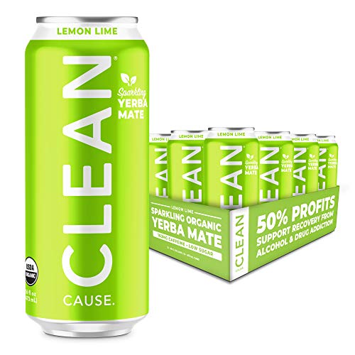 Lemon Lime Sparkling Yerba Mate - Organic, Low Calorie &Amp; Low Sug
