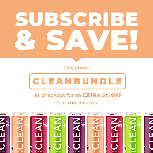 Peach Sparkling Yerba Mate - Organic, Low Calorie &Amp; Low Sugar 1