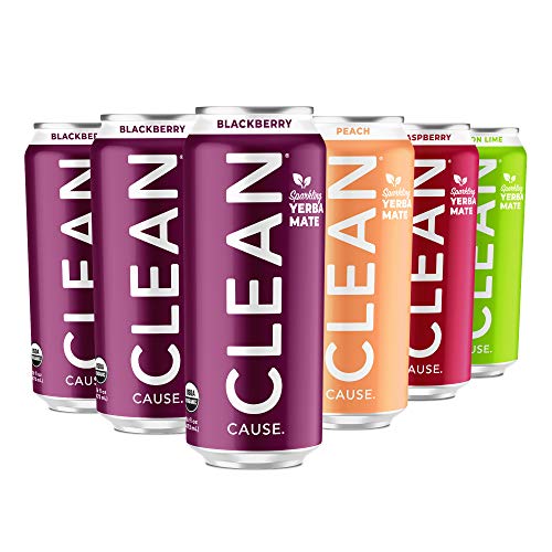 Sparkling Yerba Mate Variety Pack - Organic, Low Calorie &Amp; Low S