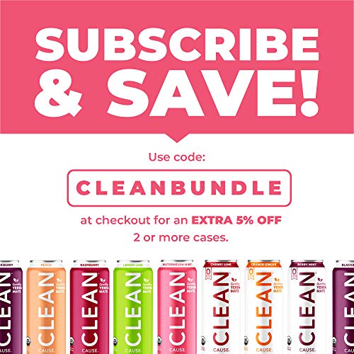 Watermelon Mint Organic Sparkling Yerba Mate Tea - Organic, Low