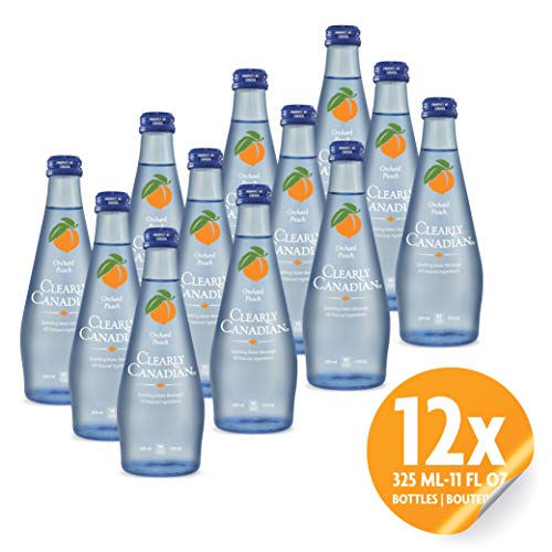 Clearly Canadian, Orchard Peach Sparkling Spring Water Beverage,