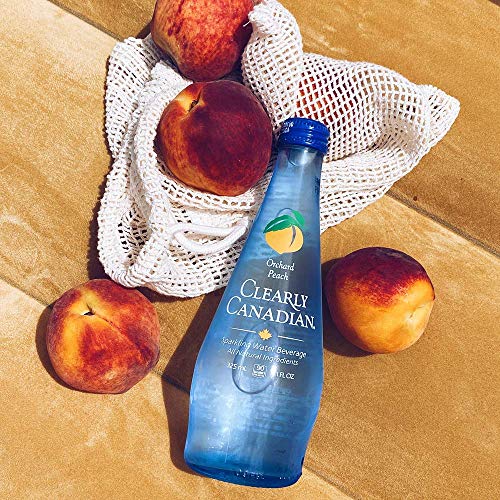 Clearly Canadian, Orchard Peach Sparkling Spring Water Beverage,