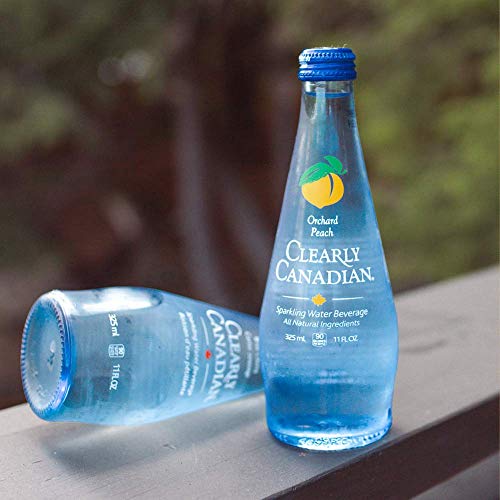 Clearly Canadian, Orchard Peach Sparkling Spring Water Beverage,
