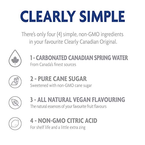 Clearly Canadian, Orchard Peach Sparkling Spring Water Beverage,