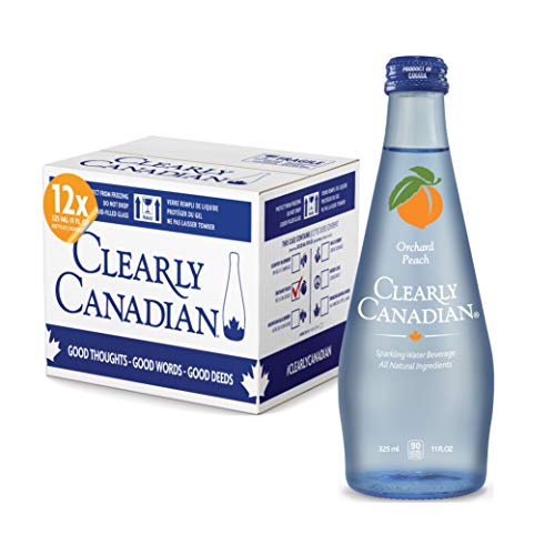 Clearly Canadian, Orchard Peach Sparkling Spring Water Beverage,