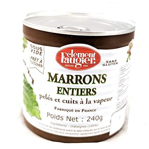 Clement Faugier Whole Peeled Chestnuts Vacuum Packed - 240G - 8.