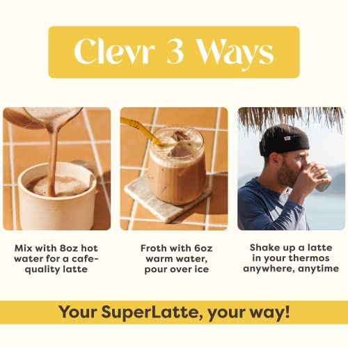 Clevr Blends Starter Kit 2-pack Chai Tea & Golden Turmeric Pow...