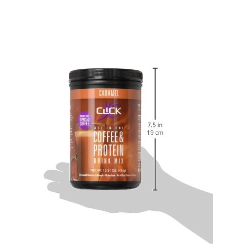 Click All-In-One Protein &Amp; Coffee Meal Replacement Drink Mix, Ca