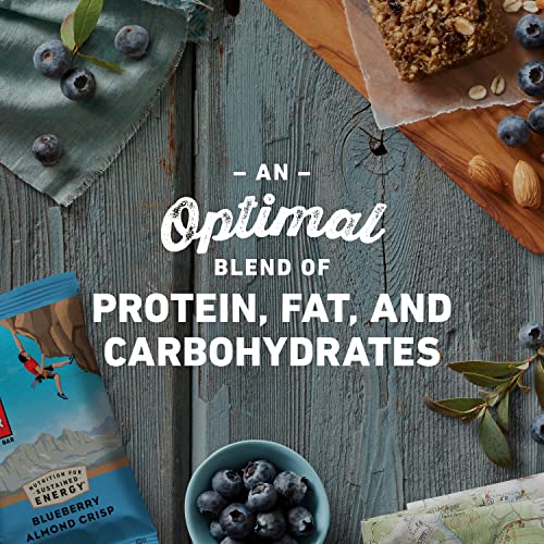 Clif Bar Energy Bars Crisp 2.4 Oz Protein Bars Blueberry, 6 C