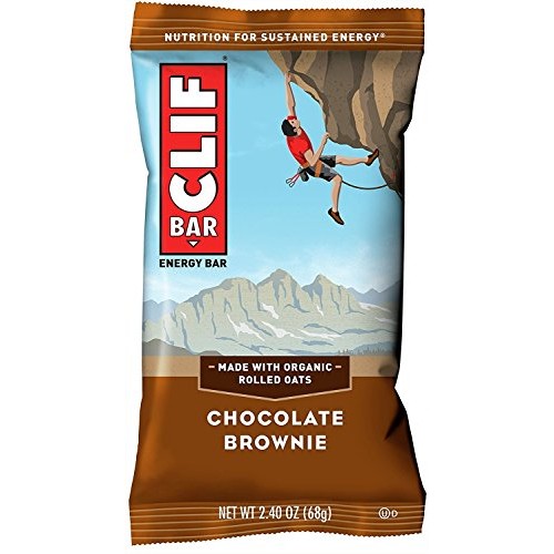 Clif Bar Chocolate Brownie Energy Bars, 2.4 Oz 12 Count