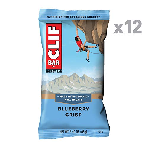 Clif Bar - Energy Bars - Blueberry Crisp - 2.4 Ounce Protein Ba
