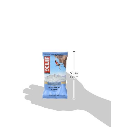 Clif Bar - Energy Bars - Blueberry Crisp - 2.4 Ounce Protein Ba