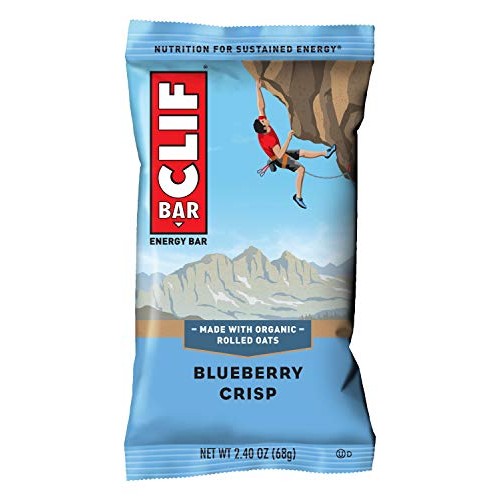 Clif Bar - Energy Bars - Blueberry Crisp - 2.4 Ounce Protein Ba