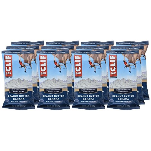 Clif Bar - Energy Bars - Peanut Butter Banana Dark Chocolate -