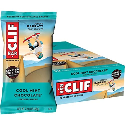 Clif Bar Energy Bars With Caffeine- Packaging May Vary, Cool Min