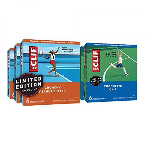 CLIF BAR - Energy Bars – Care Package - Chocolate Chip and Crunc...