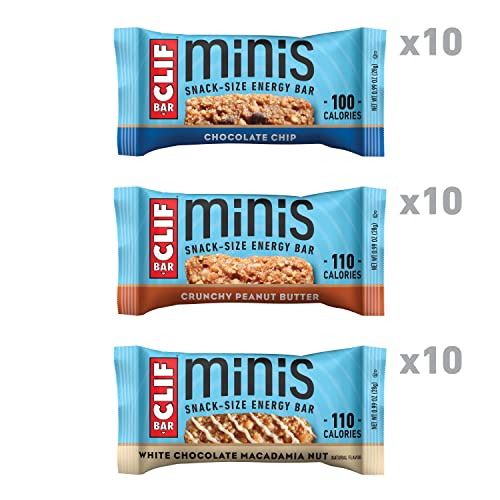 Clif Bar - Mini Energy Bar Variety Pack - Chocolate Chip, Crunch...