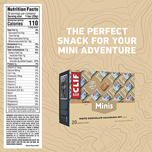 Clif Bar - Mini Energy Bars - White Chocolate Macadamia Nut Flav