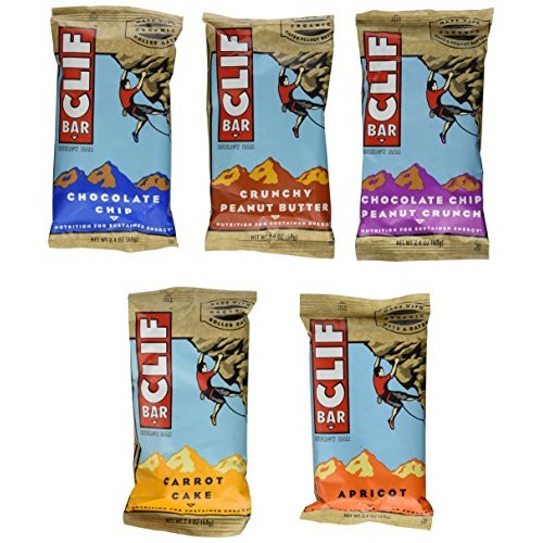 Clif Bar Variety Pack, 6 Flavors X 2 Of Each Chocolate Chip , C