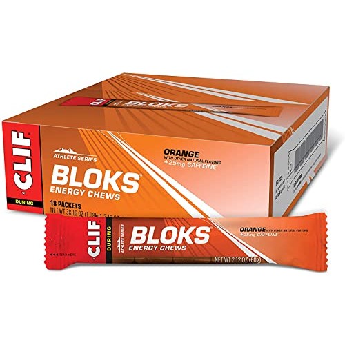 Clif Bloks Energy Chews Orange 18 Packets