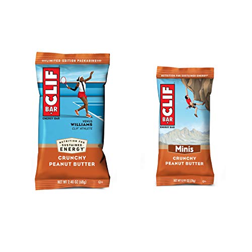 Clif Bars - Crunchy Peanut Butter Pack - 10 Full Size And 10 Min