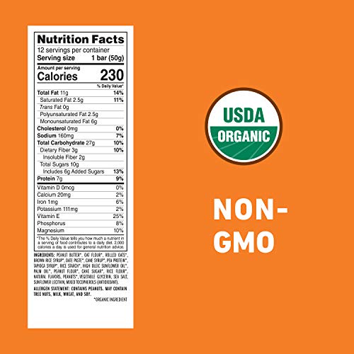 Clif Nut Butter Filled - Organic Snack Bars - Peanut Butter - 1