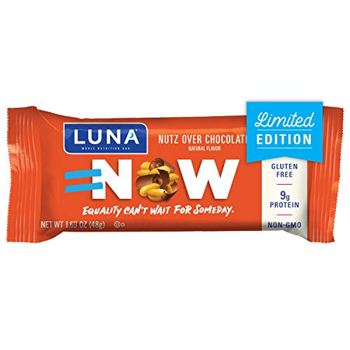 Luna Bar - Gluten Free Snack Bars - Nutz Over Chocolate Flavor -