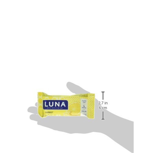 Luna Bar - Gluten Free Bars - Lemon Zest Flavor - 1.69 Ounce Sn