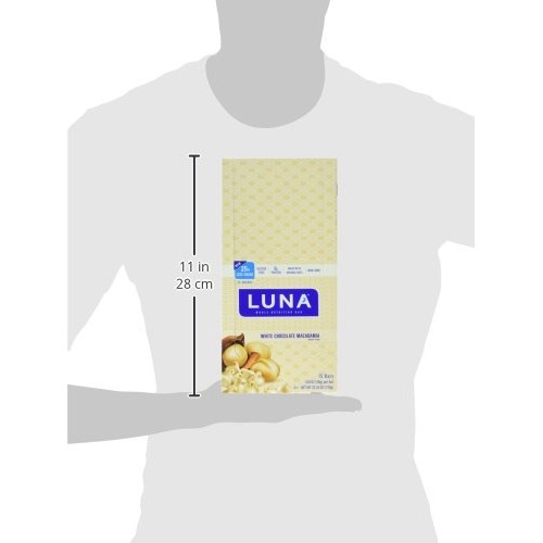 Luna Bar - Gluten Free Bars - White Chocolate Macadamia Flavor -