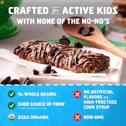 CLIF Kid Zbar - Chocolate Chip - Soft Baked Whole Grain Snack Ba...