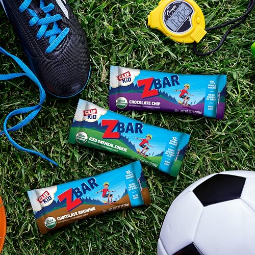 CLIF Kid Zbar - Chocolate Chip - Soft Baked Whole Grain Snack Ba...