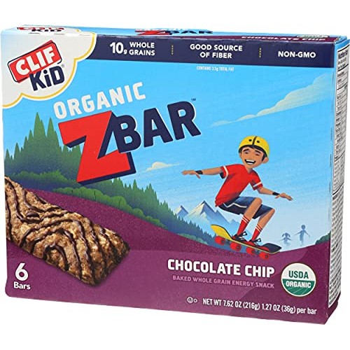 Clif Kid Zbar - Organic Granola Bars - Chocolate Chip - Non-Gmo