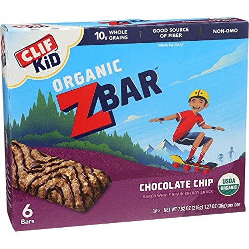 Clif Kid Zbar - Organic Granola Bars - Chocolate Chip - Non-Gmo