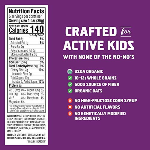 Clif Kid Zbar - Organic Granola Bars - Chocolate Chip - Non-Gmo