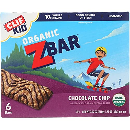 Clif Kid Zbar - Organic Granola Bars - Chocolate Chip - Non-Gmo